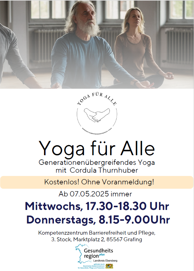 Yoga für Alle - Generationsübergreifendes Yoga in Grafing 