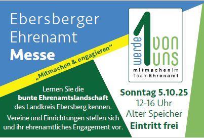 Ehrenamt Messe 2025 am 05.10.2025 von 12 - 16 Uhr
